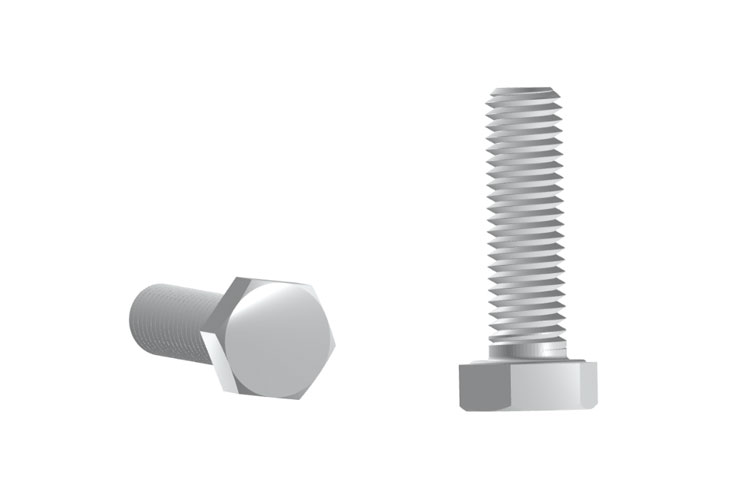 DIN 933 Hex Bolt with HDG
